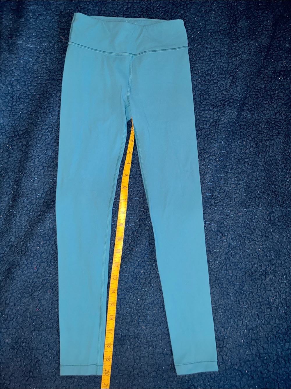 Athleta Girls Teal High-Rise Active Leggings